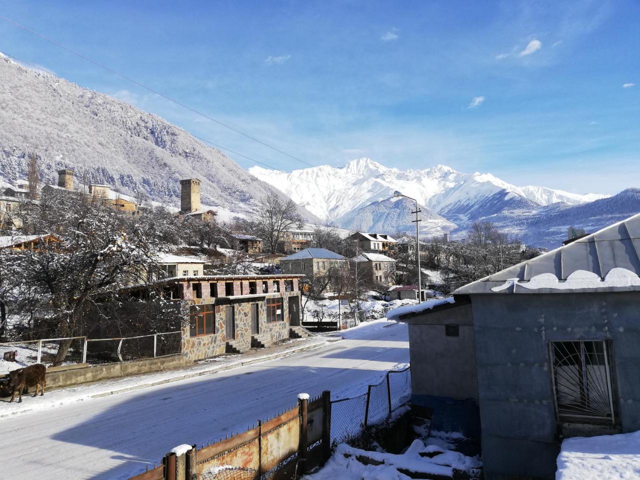 Guesthouse Mabu - 4 Newly Built Rooms In The Heart Of Mestia Buitenkant foto